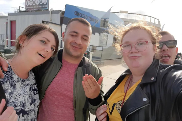 Qula City Trail Scheveningen: Selfie in de zon