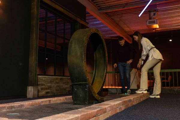 Looping midgetgolfbaan