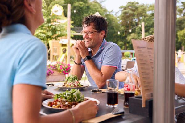 Op het terras