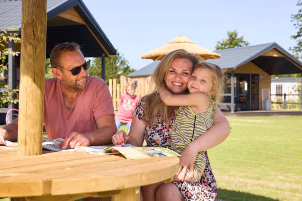 Met de familie in de zon