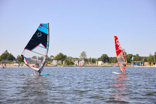 Surfen in de zon