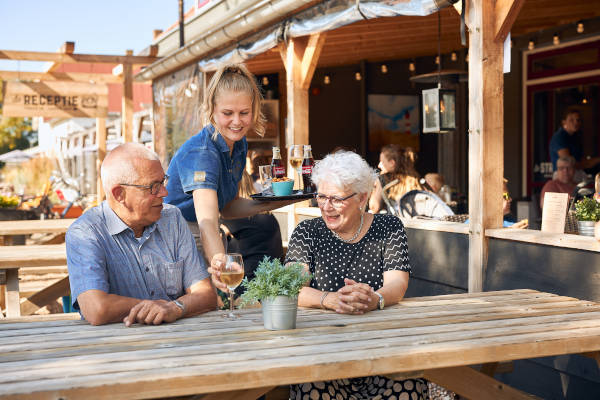 Drankje op het terras