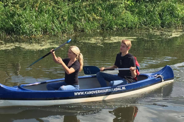 Samen in de kano