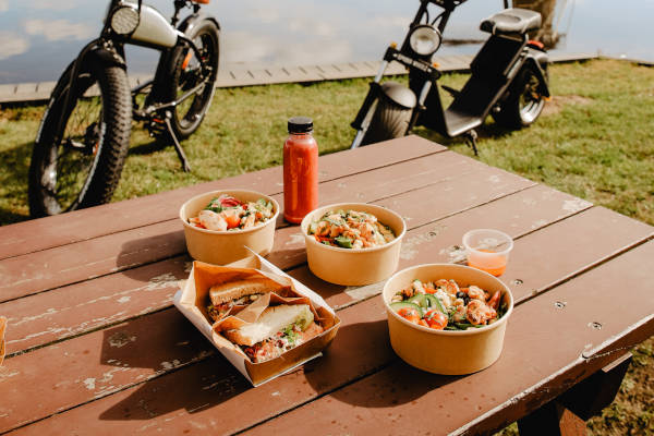 E-Chopper adventures: Lunch onderweg