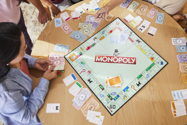 Monopoly op tafel