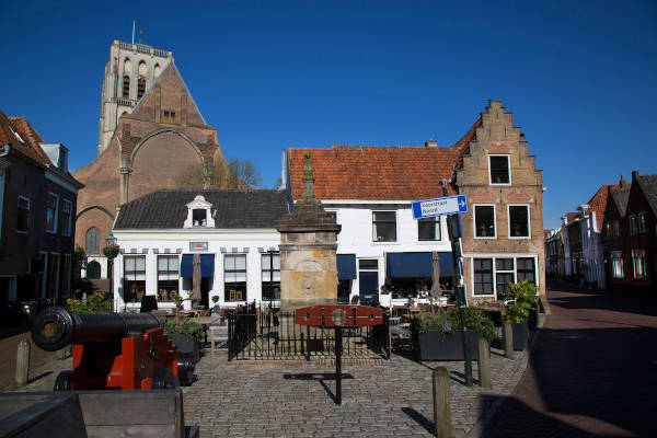 Pleintje van de stad