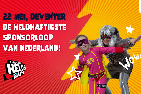 Dagje uit Kinderhulp Held&run sponserloop