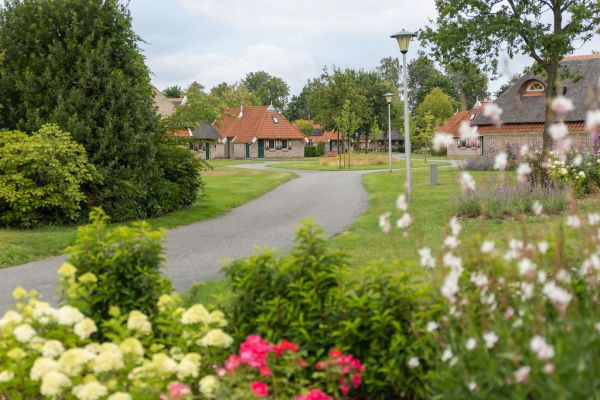 Looppad over het park