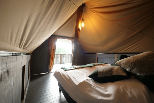 Slaapkamer van de tent