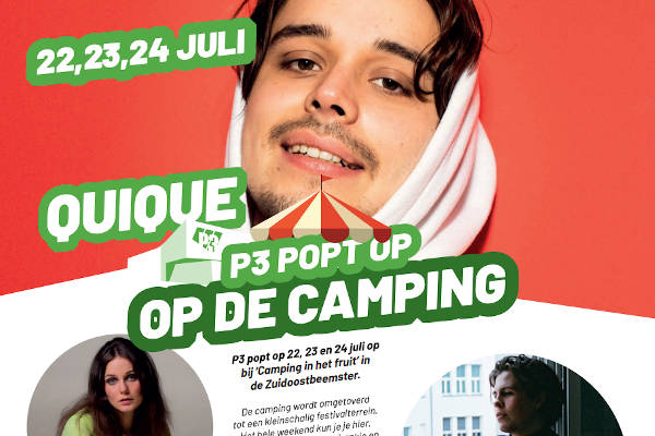 Dagje uit P3 popt op op de camping