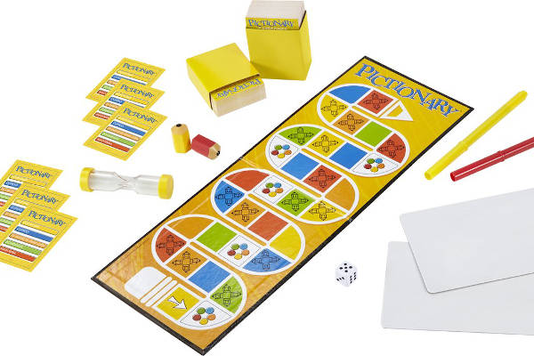 Pictionary Bordspel: Inhoud van het spel