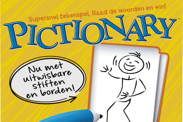 Pictionary Bordspel: Voorkant doos