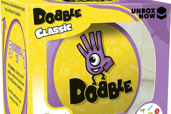 Dobble - kaartspel: Voorkant doos