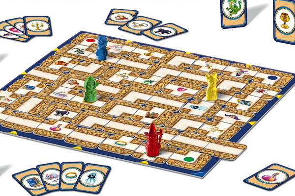 Ravensburger Doolhof - Bordspel: Het bord met kaartjes