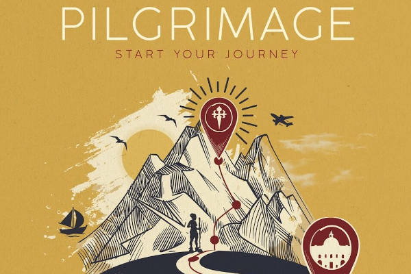 Pilgrimage - Bordspel: Voorkant doos