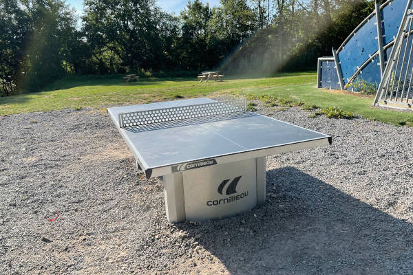 Camping Valkenburg - Maastricht: De ping-pongtafel