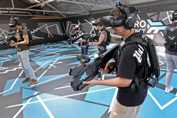 Zero Latency VR: In actie met de gun