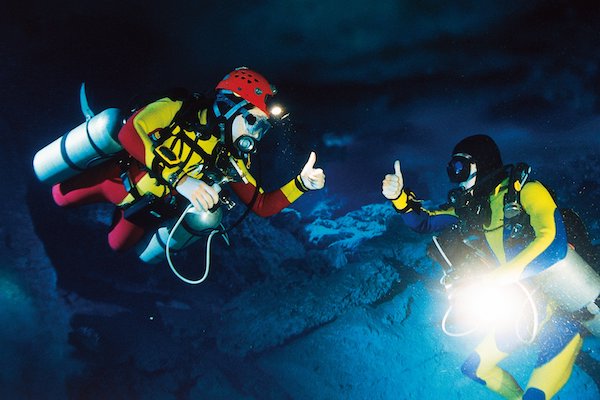 Amazing Caves onderwatergrot in Mexico