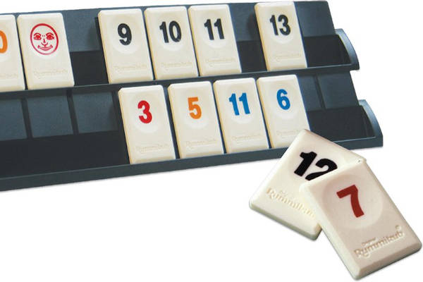 Rummikub: Bord met steentjes