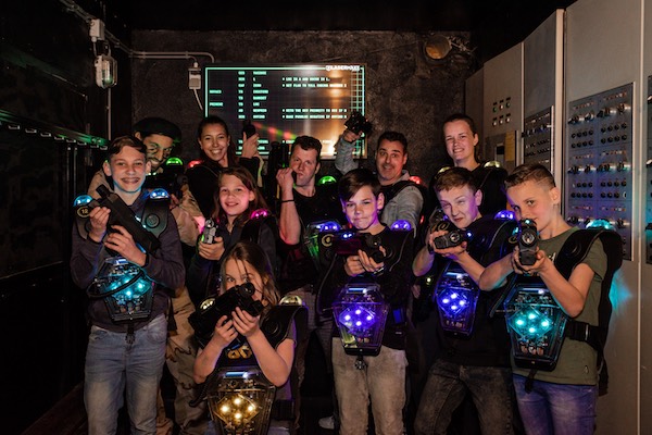 Samen lasergamen