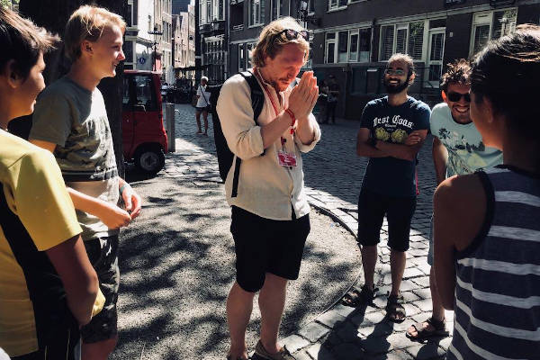 Comedy Walks Amsterdam: Comedian Kor Hoebe