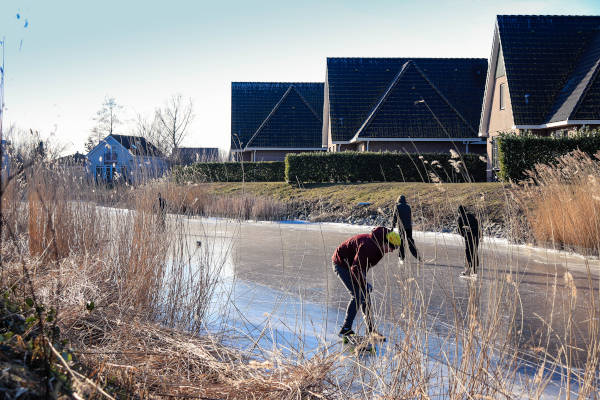 Schaatsen op het ijs