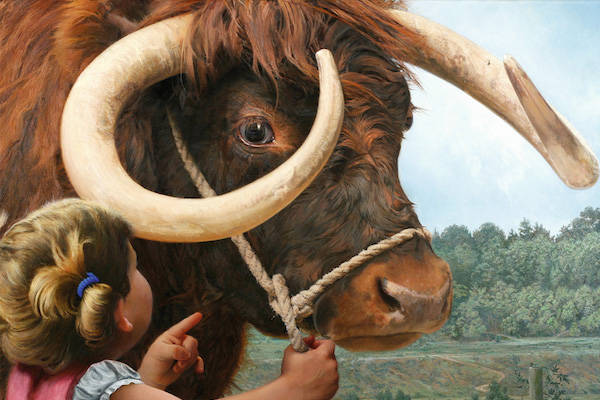 Kijk je ogen uit door de expositie van schilderijen met levensechte dieren op het doek