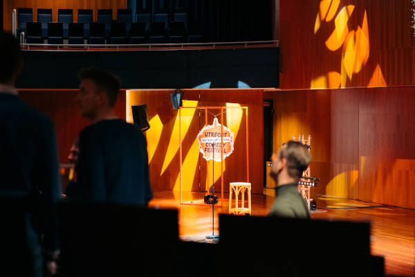 Utrecht International Comedy Festival: Foto vanuit het publiek