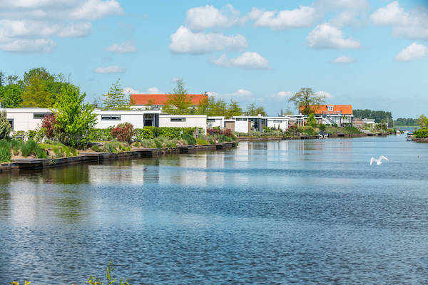 Uitzicht over het water