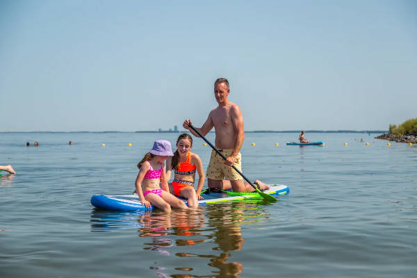 Suppen op het water