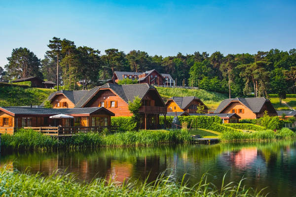 Vakantiehuizen aan het water