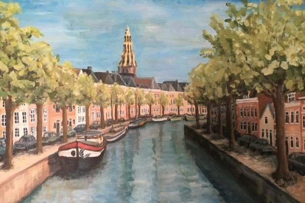 Een schilderij van Groningen