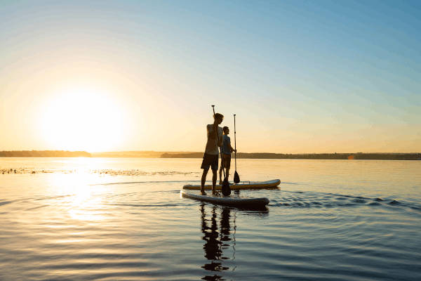 Resort de Parel: Suppen met zonsondergang