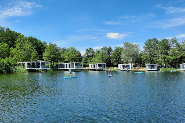 Huisjes aan het water