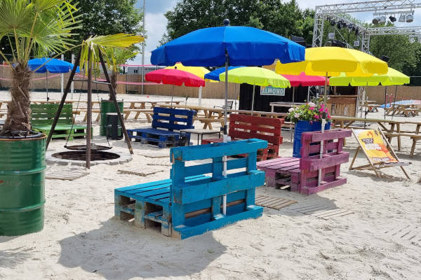 Plaza Sportz Assen: Beach terras