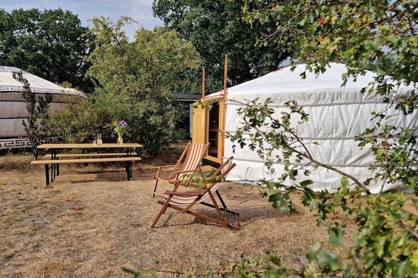 Zomerlicht: Buiten de tent kom je even helemaal tot rust