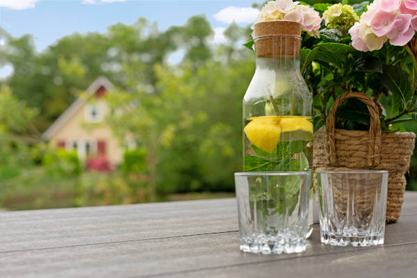 Genieten van wat drinken in de natuur