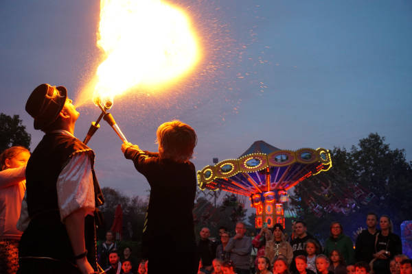 Show met vuur