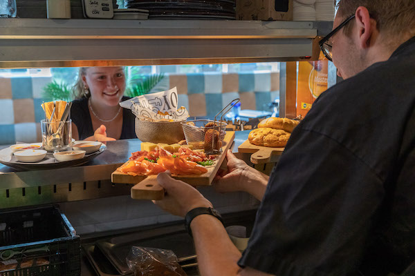 Geniet van een lekkere borrelplank