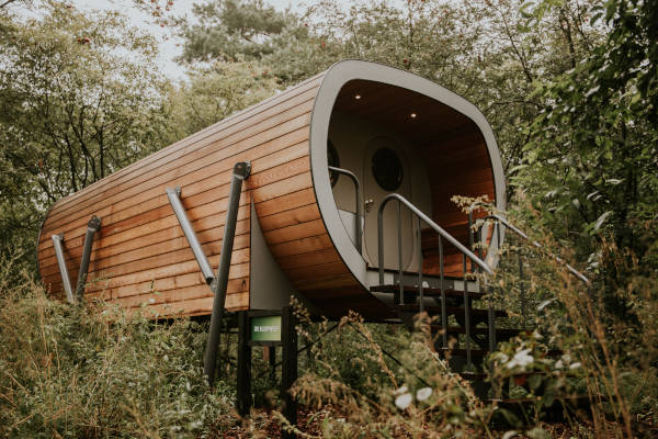 Camping Si-Es-An: Skycabin midden in de natuur