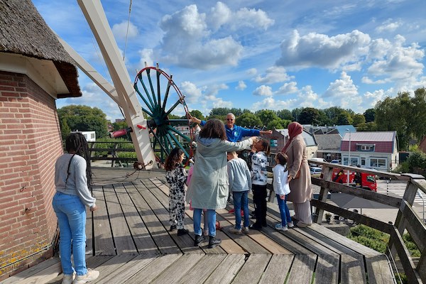 Molen van Sloten-Amsterdam: Uitzicht vanaf de molen