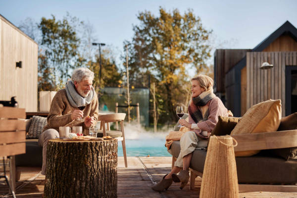 Samen wat drinken buiten