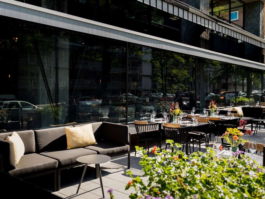 Fletcher Hotel Boutique Hotel Slaak-Rotterdam: Buiten restaurant