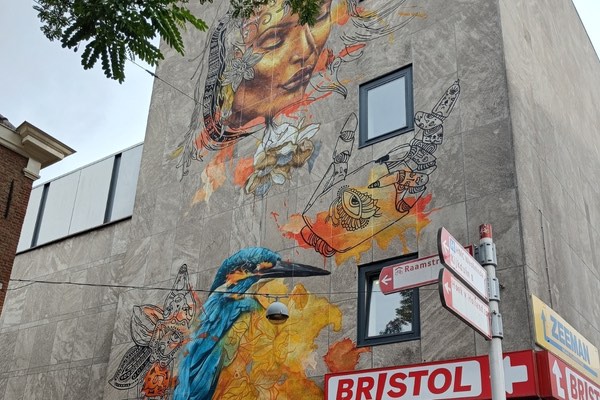 Escape the City Den Haag: Graffiti op de muur