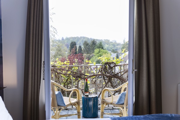 Uitzicht vanaf de hotelkamer