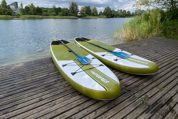 SUP to Go: Op de steiger