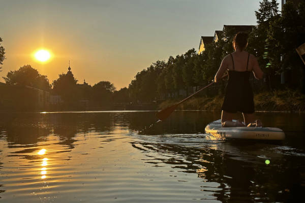 Take a Sup: Suppen met zonsondergang