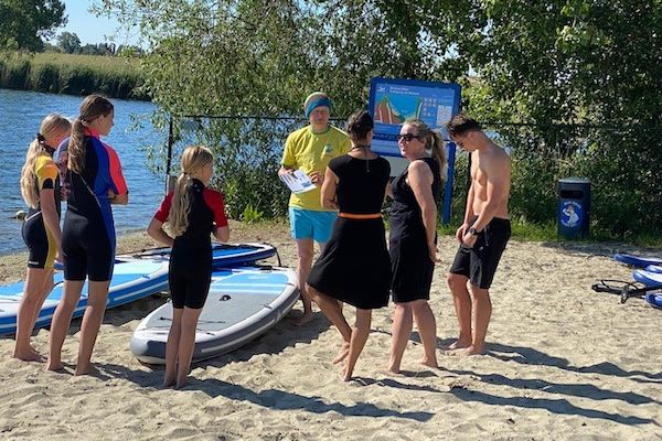 Leren suppen bij Camping de Meeuw