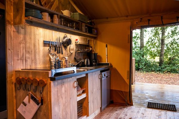 Keuken in het glamphuys