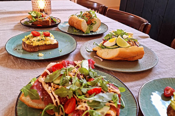 Broodjes voor de lunch